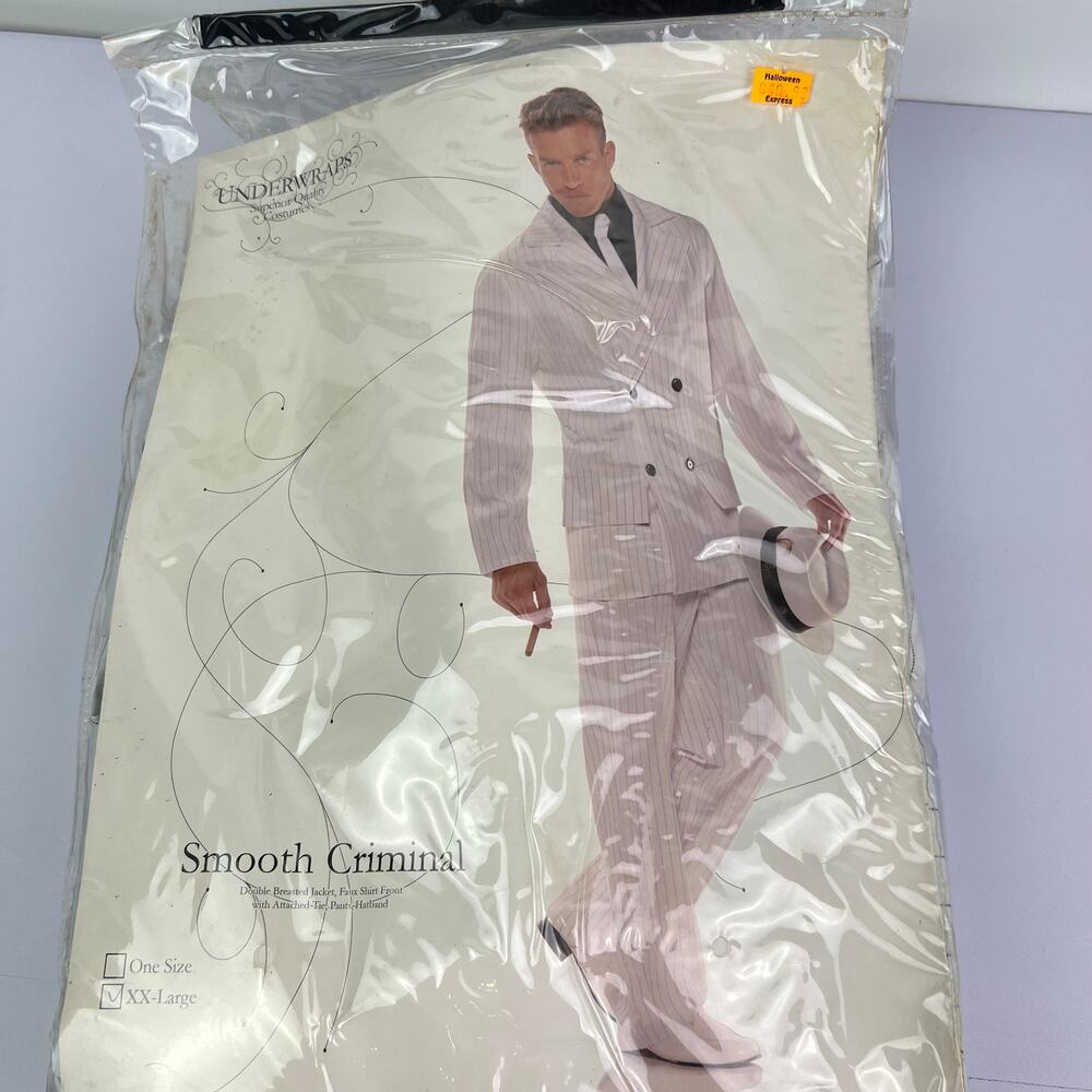 Underwraps Smooth Criminal XXL Party Holiday Costume New